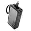Акумулятор портативний Hoco Q27a power bank 10000mAh 33w інтегрований кабель - мініатюра 2