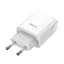 Зарядний пристрій Hoco C72A Glorious (1USB, 2.1А) White + кабель MicroUSB (6931474713001) - мініатюра 1