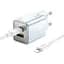 СЗУ Hoco N46 Glorious PD20W+QC3.0 (1USB-A/1C) + кабель Type-C to Lightning - миниатюра 3