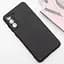 Чохол TPU Getman Liquid Silk Full Camera для Samsung Galaxy S21 FE Чорний / Black - мініатюра 2