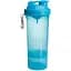 Шейкер спортивний Smart Shake Slim Neon Blue 500 мл - мініатюра 1