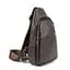 Сумка-слінг чоловіча шкіряна Tiding Bag 8010C шоколад - мініатюра 1