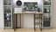 Комп'ютерний стіл Ferrum-decor Кевін 75x120x60 чорний ДСП Дуб Сонома 16мм (FRD-103800) - мініатюра 3