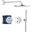 Душова система прихованого монтажу термостатична Grohe QuickFix Precision з Vitalio Rain Mono 310 34880000, Хром - мініатюра 1