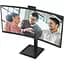 TFT 34" AOC CU34E4CW, WQHD, VA, 120Гц, выгн., 2xHDMI, DP, USB-C, RJ-45, USB-hub,cam,HAS, кол.,черный - миниатюра 9