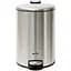Ведро для мусора МVM с крышкой и педалью 20 л (BIN-16 20L SS) - миниатюра 2