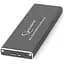 Зовнішня кишеня Gembird для підключення SSD M.2, USB 3.0, алюміній, Black (EE2280-U3C-01) - мініатюра 1