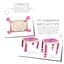 Комплект Poppet Столик Color Pink 5 в 1 + Стілець + Подушка на стілець + Набір фломастерів (PP-002P-G) - мініатюра 5