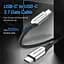 Кабель Vention Cotton Braided USB-C to USB-C 3.1 Cable 0.5M Gray (TAAHD) - мініатюра 2