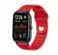 Ремінець BeWatch для Amazfit BIP/Bip Lite/Bip U/Pro/Mini/GTS/GTS 2 (E)/GTR 42мм силіконовий 20 мм Wave Червоний (1010704) - мініатюра 7