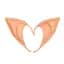 Аксесуар Ельфійські вуха накладні короткі Elf ears 10 см АЕЕ 02 - мініатюра 1