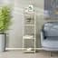 Етажерка 4/34 Ferrum-decor Серії Коннект 120x34x28 сірий ДСП Дуб Сонома 16мм (FRD-104286) - мініатюра 1