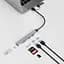 Перехідник HUB WIWU Wi-HB003 ZOLO 5 in 1 (USB-C/USB-A to 2xUSB2.0+1xUSB3.0+SD/TF) Grey - мініатюра 5
