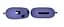 Чохол-накладка DK Silicone Candy Friendly з карабіном для Oppo Enco W11/W12 (lavender grey) - мініатюра 2