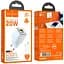 СЗУ Hoco N46 Glorious PD20W+QC3.0 (1USB-A/1C) + кабель Type-C to Lightning - миниатюра 6