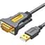 Кабель для передачі даних USB to COM M 2.0m DB9 RS-232 CR104 black Ugreen (20222) - мініатюра 1