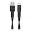 Дата кабель USB 2.0 AM to USB-C 1.2m black RivaCase (PS6002 BK12) - мініатюра 2