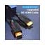 Кабель мультимедийный HDMI M to HDMI M 5.0m 8K cotton braided black Vention (AAUBJ) - миниатюра 2