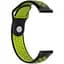 Ремінець DK CDK для Garmin Vivoactive 6 20mm Silicone Sport Band Nike (011906) (black / green) - мініатюра 2