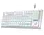 Клавіатура ігрова механічна Aula Mechanical F-3032 White keycaps + 21 Yellow keys KRGD Brown - мініатюра 3