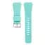 Силіконовий ремінець Watchbands для Samsung Gear S3 Samsung Galaxy Watch 46mm Silver - бірюзовий (WB001TURQUOISE) - мініатюра 2