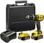 Дрель-шуруповерт Stanley FatMax 20V ударная бесщеточная с двумя аккумуляторами 18 В 4 Ач (SFMCD721M2K-QW) - миниатюра 1
