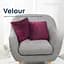 Подушка декоративная ТЕП Velour 40х40 см 409 бордовая (3-00437_07363) - миниатюра 6