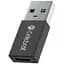 Перехідник Celebrat CA-04 OTG Adapter Type-C to USB Connector Black - мініатюра 1
