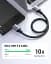 Кабель Ugreen 1м USB 3.0 - Micro USB Type-B 5 Гбіт/с 5V/3A USB 3.0 A на Micro-B для жорских дисків чорний (80793) - мініатюра 4