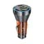 Автомобільний зарядний пристрій 3 порти - Hoco NZ12D Lucky 2*Type-C + 1*USB 60W жовтогарячий - мініатюра 2