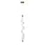 Дизайнерский подвесной LED светильник в кухню Levistella 7813031-1 (800) AB бронза 11W 4000K регулируемый 1750 мм - миниатюра 1