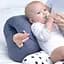 Подушка для годування Papaella Mini Горошок, 28х30 см, синій (8-31999) - мініатюра 10