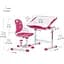Комплект мебели Evo-kids Evo-06 Plus Pink: стол+стул (Evo-06 Plus PN) - миниатюра 2