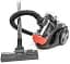 Пилосос Eisen EVC-391O ECO DESIGN, Black/Orange, 900W, контейнер, об'єм пилозбірника 2л, універсальна щітка підлога/килим; 2в1 для м'яких меблів і щілинна, 2xHEPA-фільтри, регулювання потужності на корпусі, технологія Multi-Cyclone - мініатюра 1