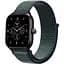 Ремінець нейлоновий на липучці BeWatch Xiaomi Amazfit BIP/GTS/GTR 20 мм Зелений із синім (1011318.3UW) - мініатюра 1
