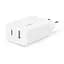 Мережевий зарядний пристрій Ttec SmartCharger Duo PD USB-C/USB-A 32Вт White (2SCS24B) - мініатюра 1