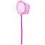 Сачок для метеликів Profi M 0077 U/R(Pink) бамбук, довжина ручки 50 см, діаметр 19 см - мініатюра 1