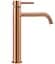 Змішувач для умивальника Rea Lungo brushed copper високий REA-B1114, Теплий захід сонця - мініатюра 3