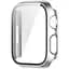 Чохол-накладка DK Пластик Soft-Touch Glass Full Cover для Apple Watch 41mm (silver) - мініатюра 1