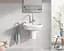 Напівп'єдестал для раковини Euro Ceramic Grohe 39201000, Білий - мініатюра 7