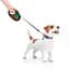 Повідець-рулетка для собак Waudog R-leash, малюнок "Калина", S, до 15 кг, 5 м, світловідбиваюча стрічка чорний - мініатюра 6