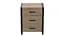 Тумба універсальна Ferrum-decor Вів'єн 3 50x41x40 чорний ДСП Дуб Сан-Марино 16мм (FRD-104187) - мініатюра 7