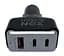 Автомобільний зарядний пристрій XON MaxCharge Type-C 82.5W (2 x Type-C PD30 + Type-A 15V/1.5A) Black (CM1A2C82WB 3500) - мініатюра 2