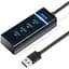 USB-хаб XON SmartHub Lite (USB3.0, 3хUSB2.0) Чорний (UHALP040043B 5023) - мініатюра 3