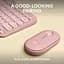 Комплект (Клавіатура та Миша) Logitech Pebble 2 Combo Tonal UA (920-012241) Rose - мініатюра 12