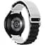 Ремешок для Samsung Galaxy Watch 3 41mm - бело-черный Watchbands NormalCloth Wave ширина крепления 20мм нейлоновый (W26-4WB52778031) - миниатюра 1