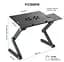 Стол-подставка для ноутбука 17.3 дюйма с охлаждением OfficePro OPCD-1230 2xfans Black - миниатюра 10