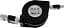 Кабель TOTO TKX-67 Flat USB cable Lightning 1m Black - миниатюра 2