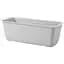 Горщик балконний Form-Plastic Sahara-40 з підставкою 5.7 л сірий (3180-055) - мініатюра 1