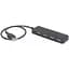 USB-Хаб Gembird 4 порти USB 2.0 UHB-U2P4-06, пластик, чорний (UHB-U2P4-06) - мініатюра 1